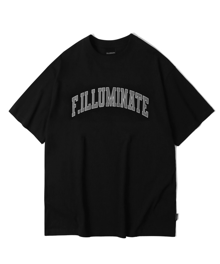 어센틱 로고 티셔츠-블랙-FILLUMINATE