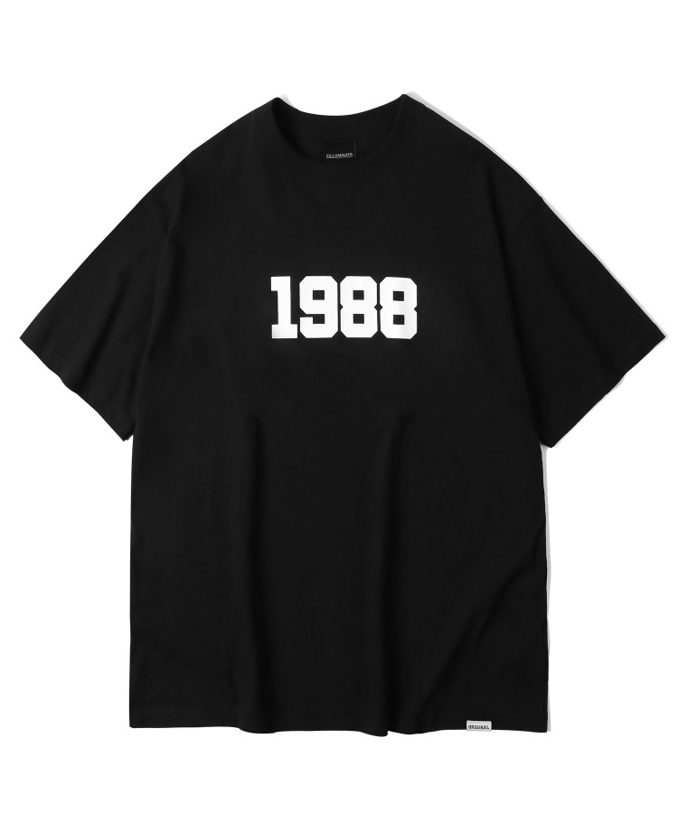 1988 로고 티셔츠-블랙-FILLUMINATE