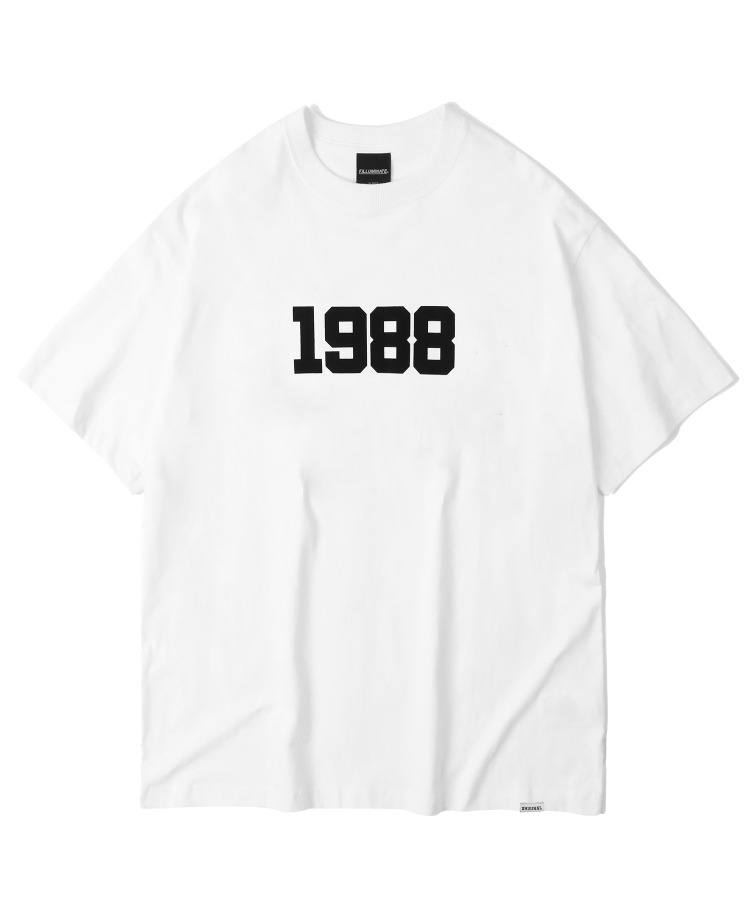 1988 로고 티셔츠-화이트-FILLUMINATE