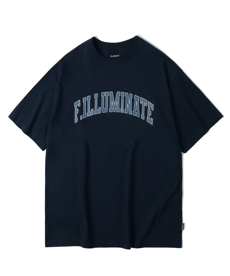 어센틱 로고 티셔츠-네이비-FILLUMINATE