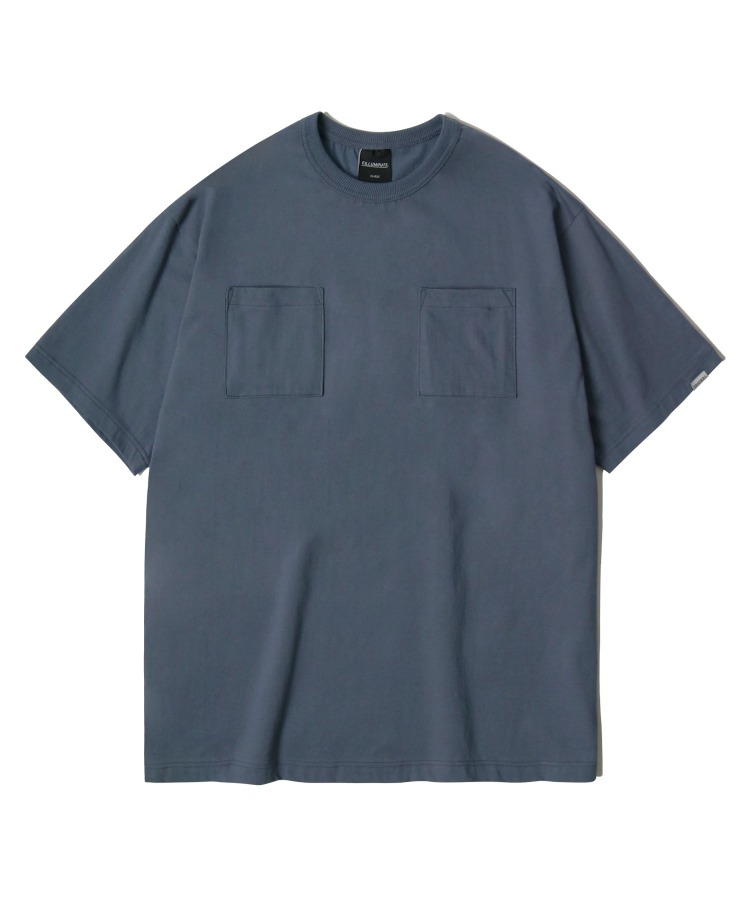 투 포켓 티셔츠-블루-FILLUMINATE